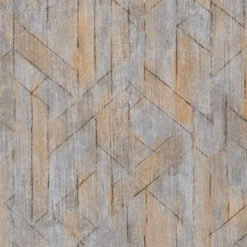 Papel de Parede Nature Geométrico Cinza TONU1001