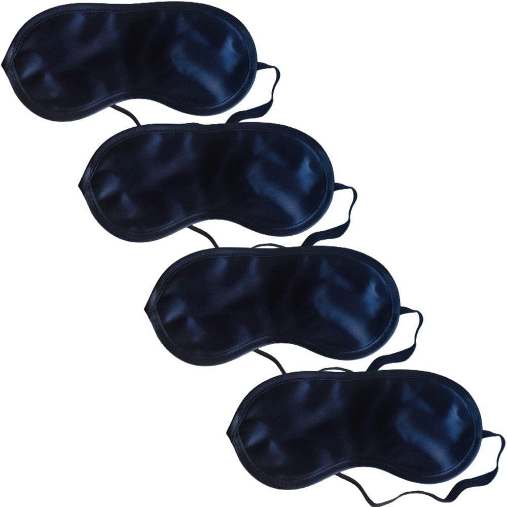 4 Máscara De Dormir Bem Tapa Olhos Anti Claridade Poliéster