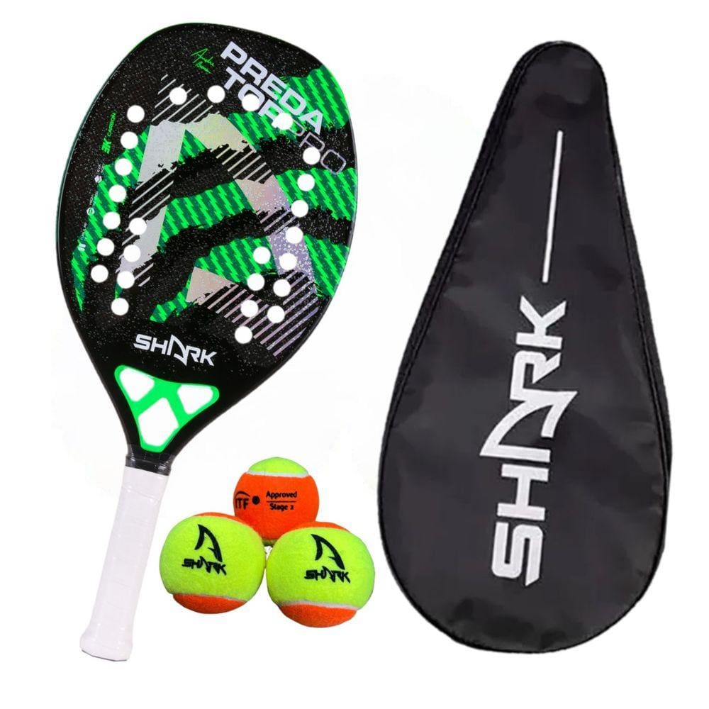 Raquete de Beach Tennis Shark Predator L.E - 22mm