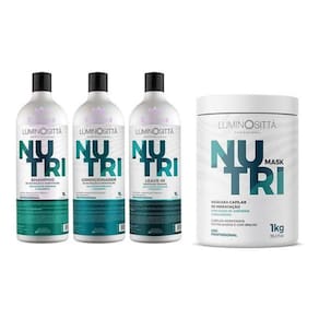 Kit Nutri Hidratação Profunda Completa 4 Passos 1L