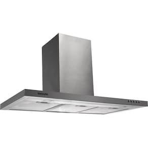 Coifa Coral Parede 90CM 220V Inox Cinza