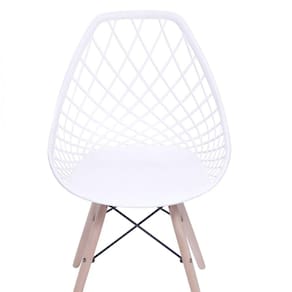 Cadeira Pp Base Madeira Kaila OR Design Cinza