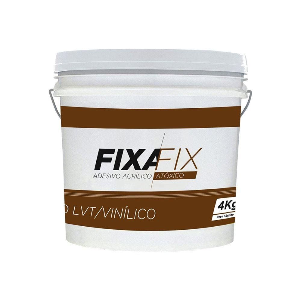 Cola para Piso Vinílico 4Kg Fixa FIX Bello Piso Branco
