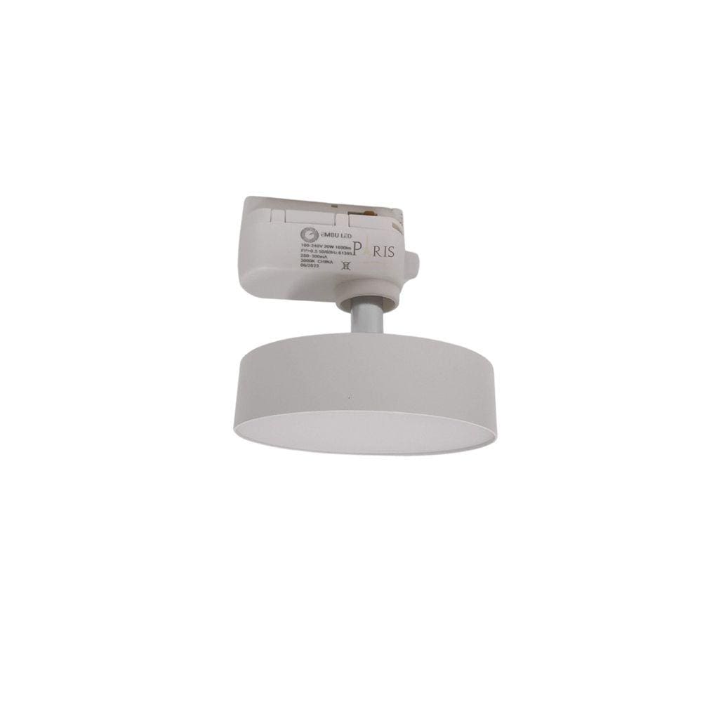Spot Para Trilho Branco Led 20W 3000K Bivolt