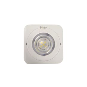 Spot Sobrepor Quadrado Branco 7cm Led 5W 6500K Bivolt