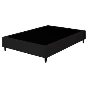 Base Box Casal Reforçada Itália 37x138x188cm Arte Cúbica Preto