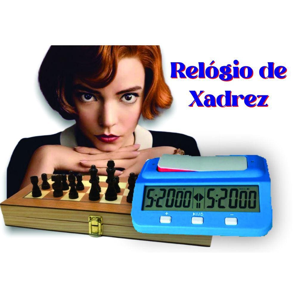 Relógio Para Xadrez - PQ9905 - Azul Esportes