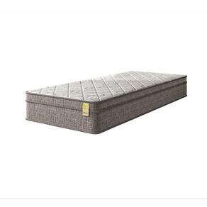 Colchão de Solteiro Dreemy Mega D45 78x188x25 Cinza com Branco Apolospuma