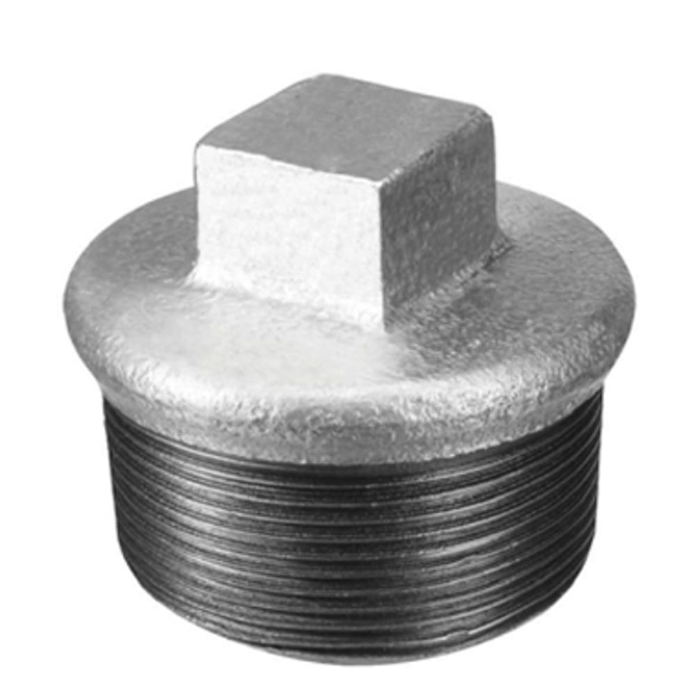 Bujão de Ferro Galvanizado 1" BSP C/ 2PÇS
