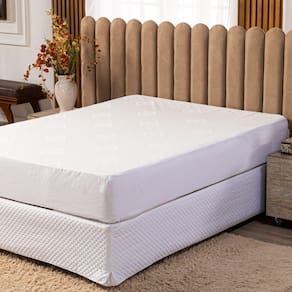 Protetor de Colchão Impermeável Branco Avulso SOLTEIRO - Capa Protetora para Cama Toque Macio