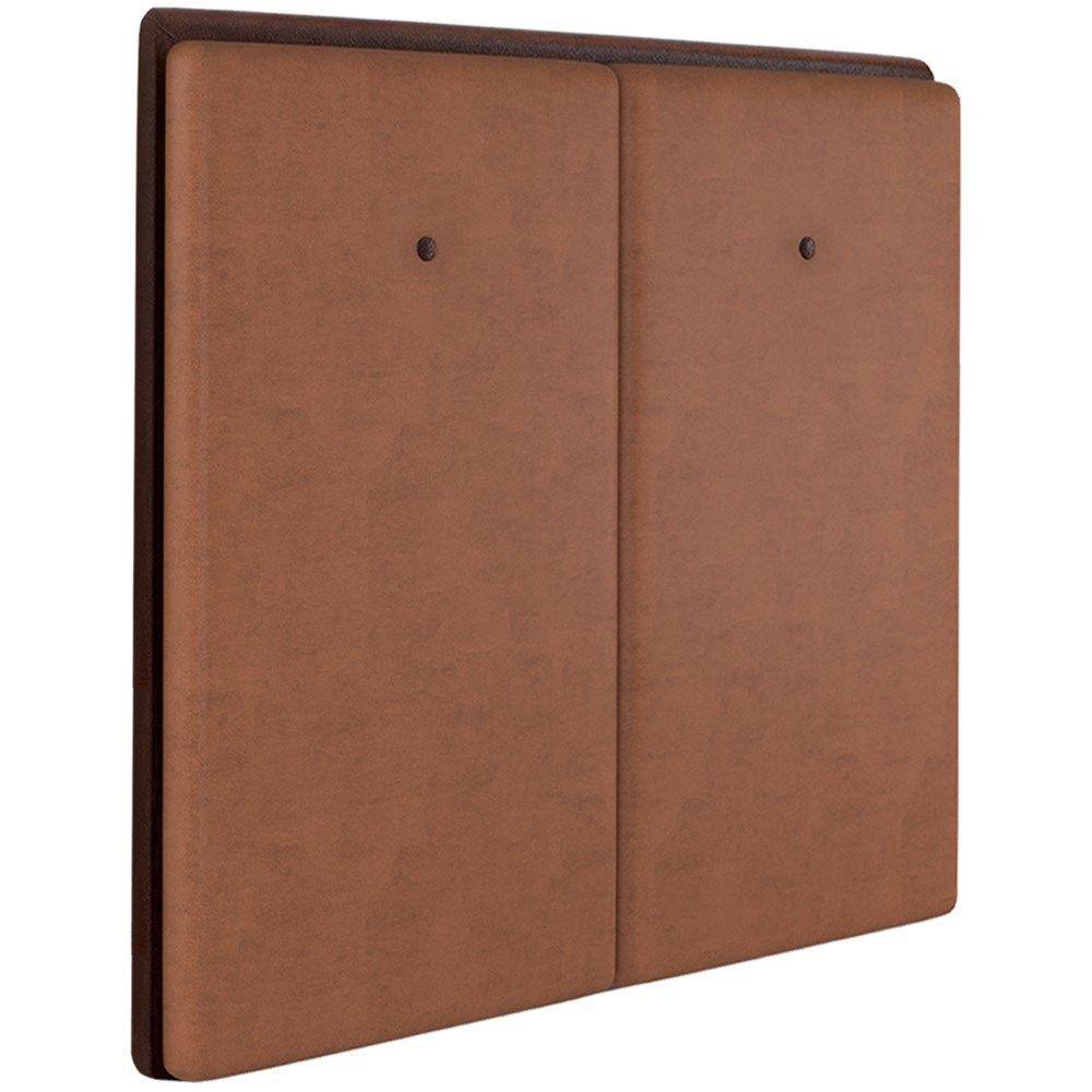 Cabeceira Solteiro 88 cm Lizz Veludo Terracota Soon