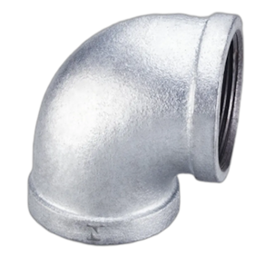Cotovelo Ferro Galvanizado Femea 1/4 Bsp 90°