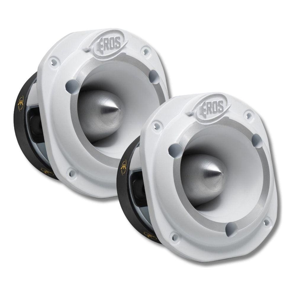 Kit 2 Super Tweeter Eros ETA 44 Trio Branco 300 Watts RMS 8 Ohms