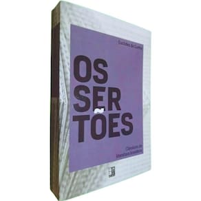 Livro Físico Os Sertões Euclides da Cunha Clássicos da Literatura Brasileira