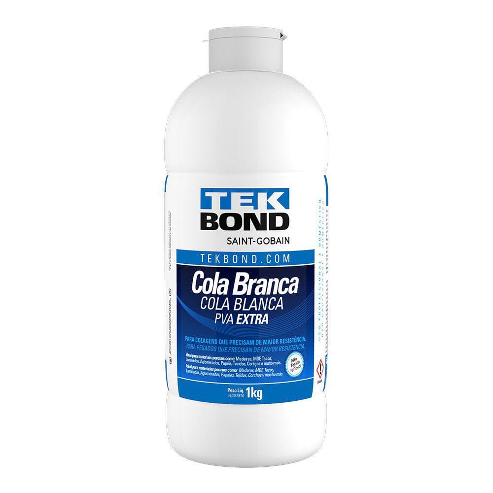 Cola Branca Pva Extra 1kg - Tekbond