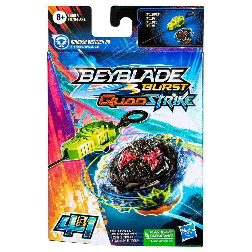 Beyblade Burst Quadstrike Ambush Bazilisk B8 | Casas Bahia
