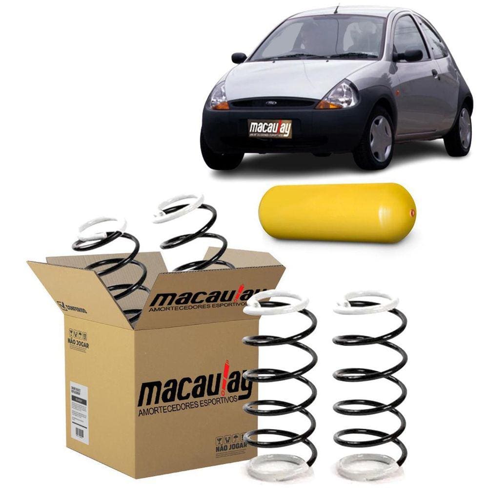 Par De Molas Gnv Traseira Ford Ka Ate 2013