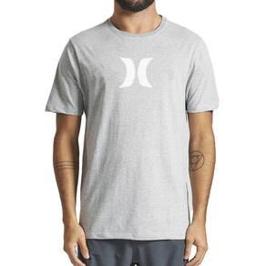 Camiseta Hurley Icon SM24 Masculina Mescla Cinza