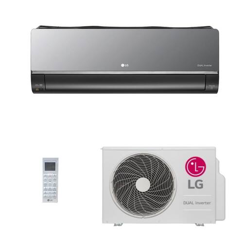 Ar-Condicionado Split HW LG Dual Inverter Voice Artcool UV Nano 24.000 BTUs Quente/Frio 220V