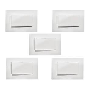 5 Pç Interruptor Paralel0 Para Móveis Margirius Branco 10A 250V