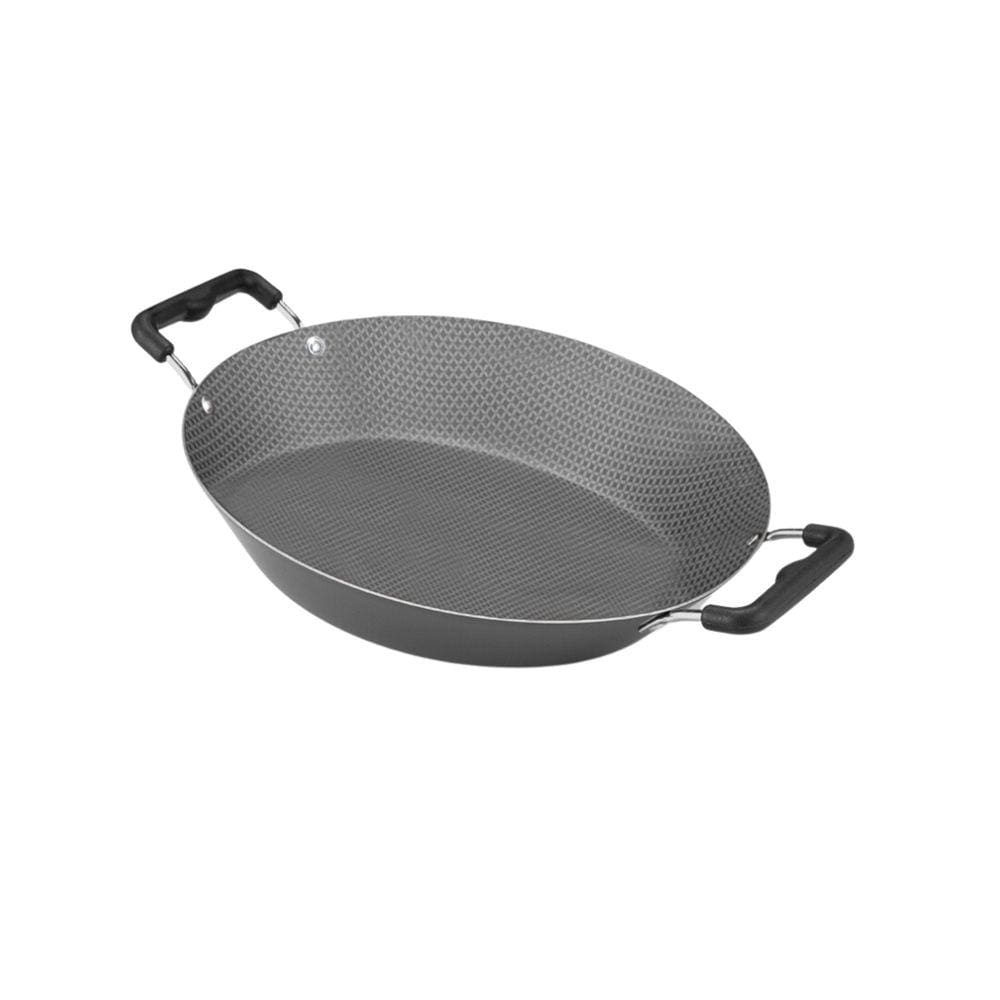 Panela Paella Top Quality 30 Antiaderente Cinza - Alegrete