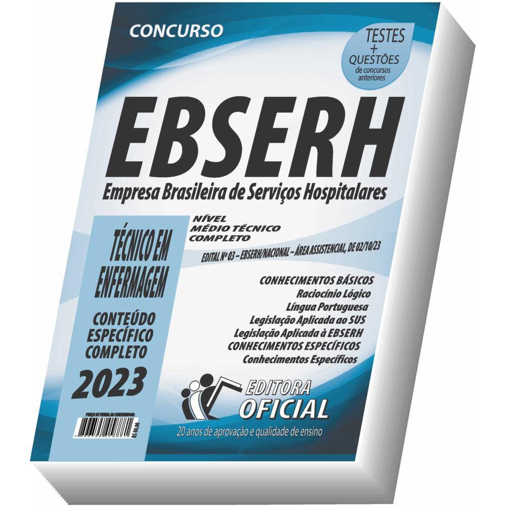 Apostila EBSERH - Técnico em Enfermagem