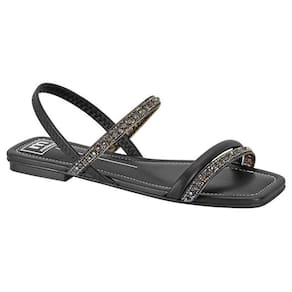 Chinelo Rasteira Dedo Brilho Feminino Moleca 5491.101