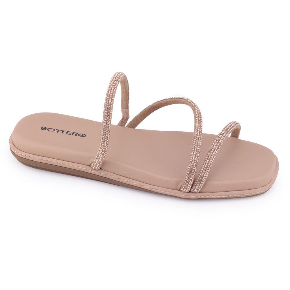 Chinelo Fem Bottero 358221 Couro BOTPOSITANO Strass Brilho