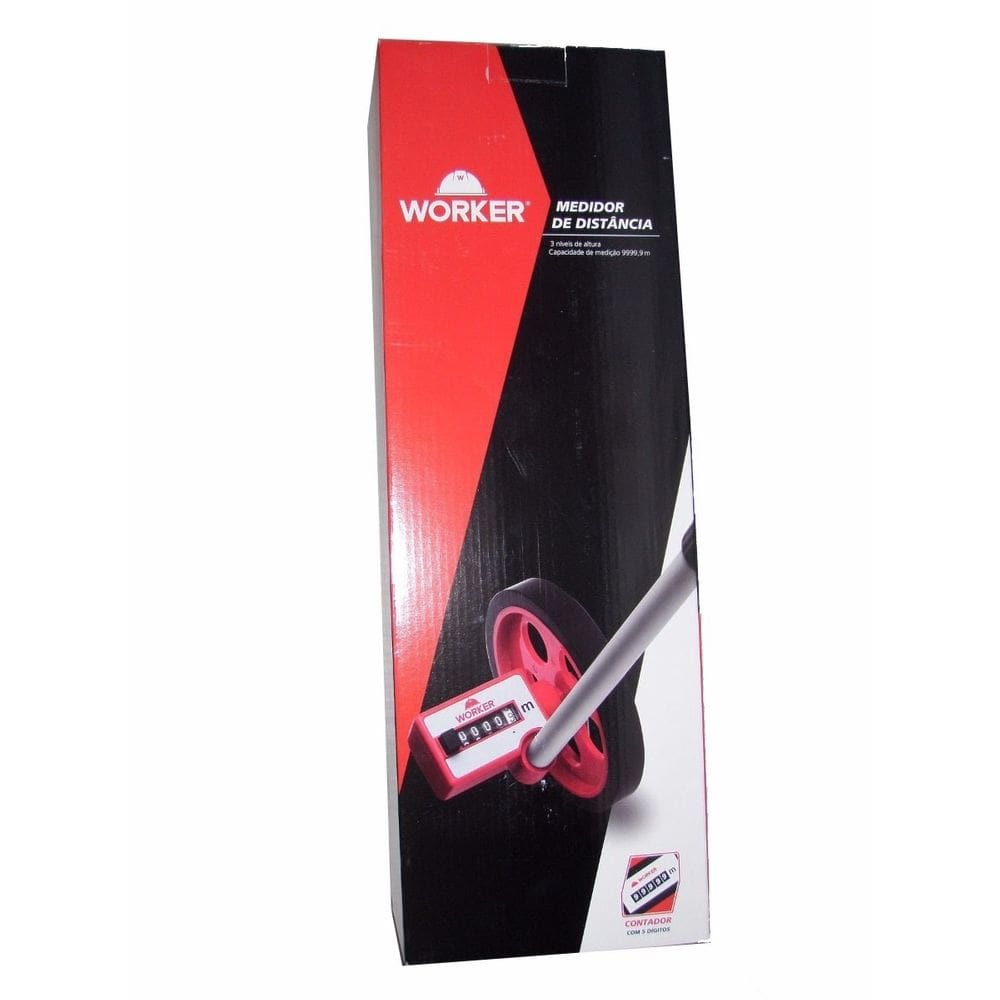 Medidor De Distancia Manual Com Roda 9999,9 Metros - Worker