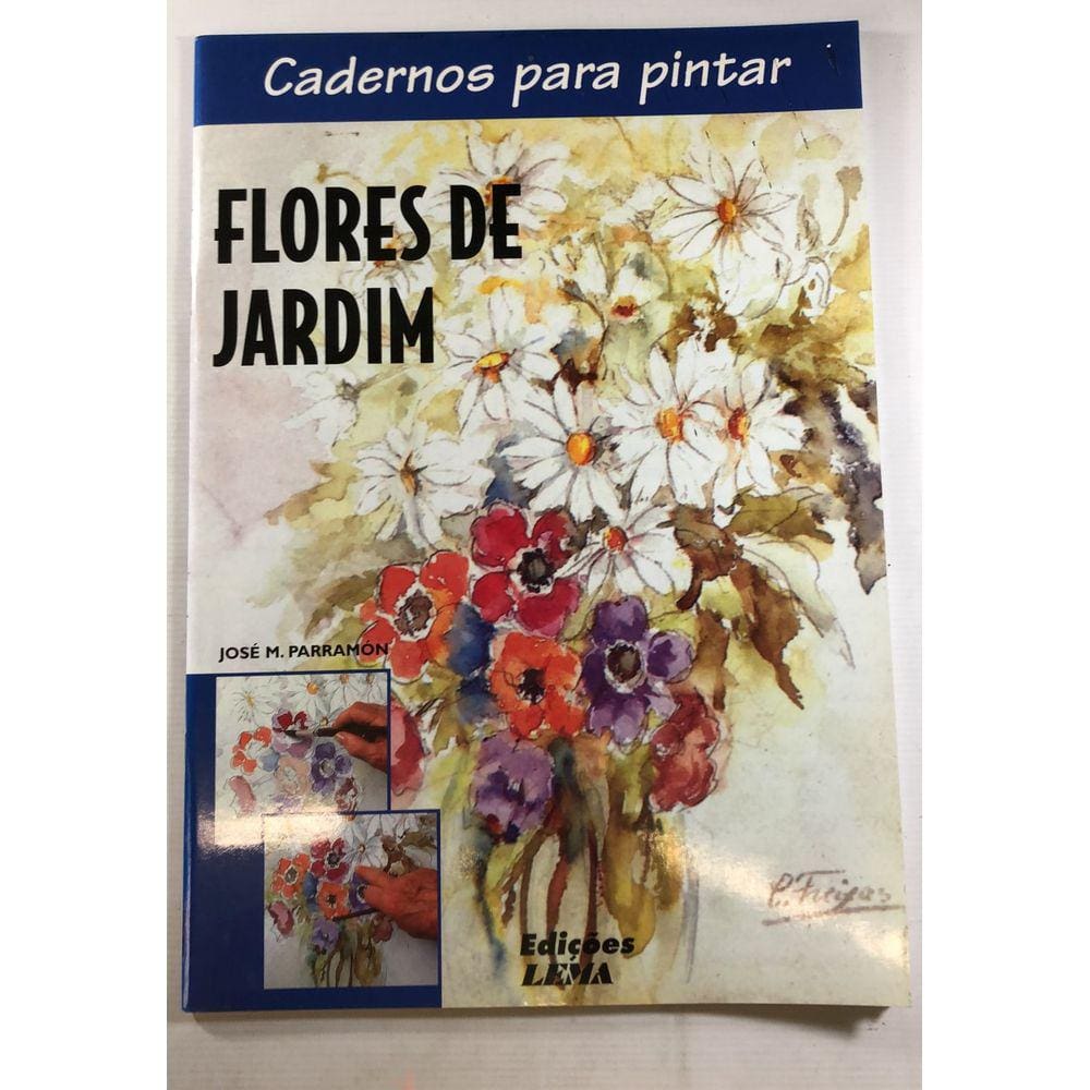 Flores de Jardim Coleção Cadernos para Pintar