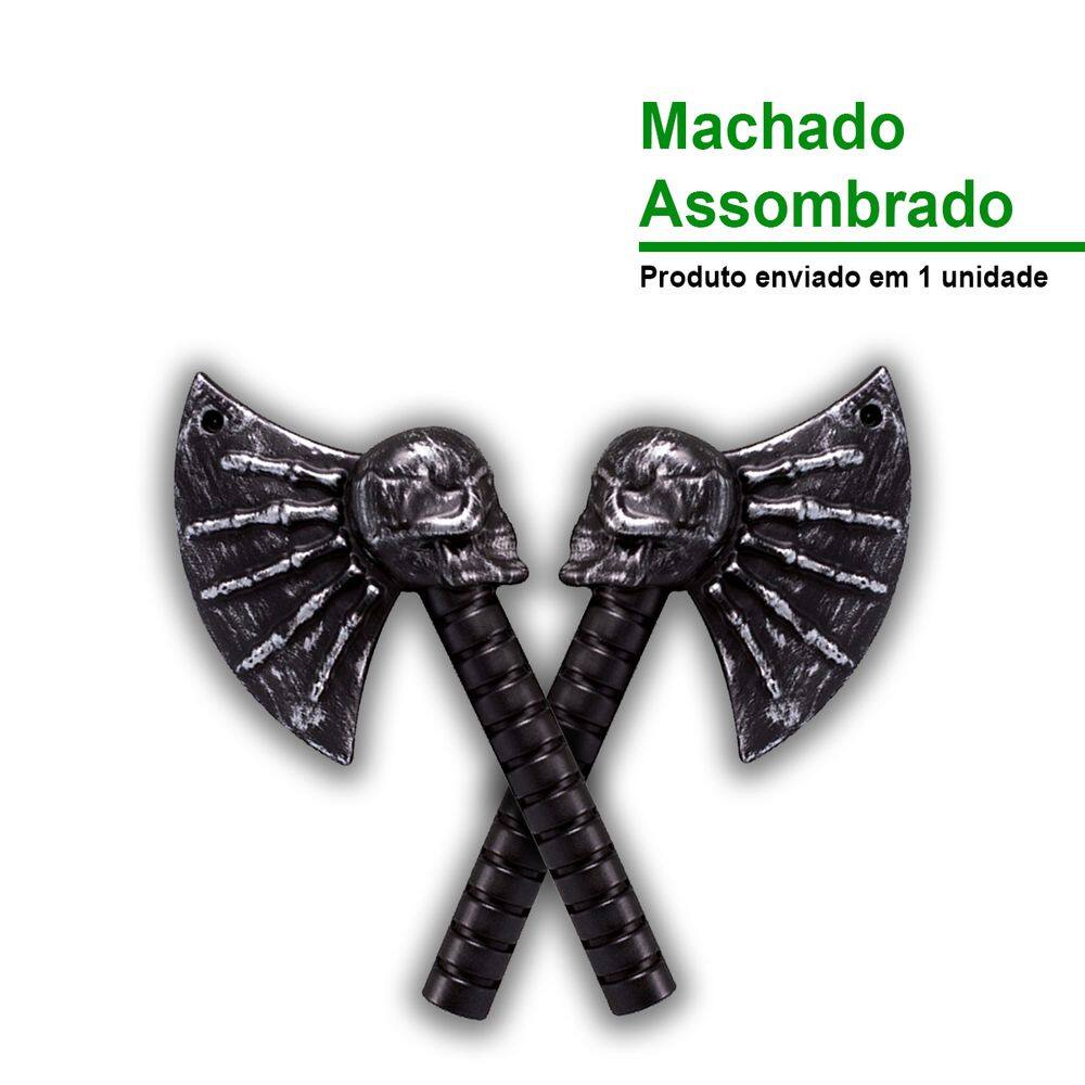 Machado Viking Dedos Esqueleto Assustador Enfeite Halloween