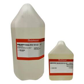 Resina 4231 Epoxi Transparente Para Médias Espessuras Com Proteção UV Com Endurecedor (7,15 Kg)