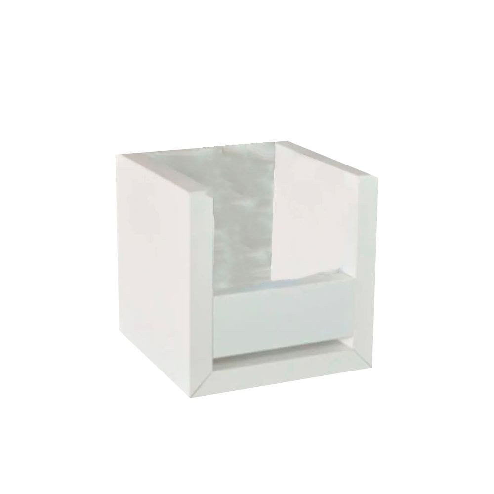 Suporte Álcool em Gel Branco Em Mdf