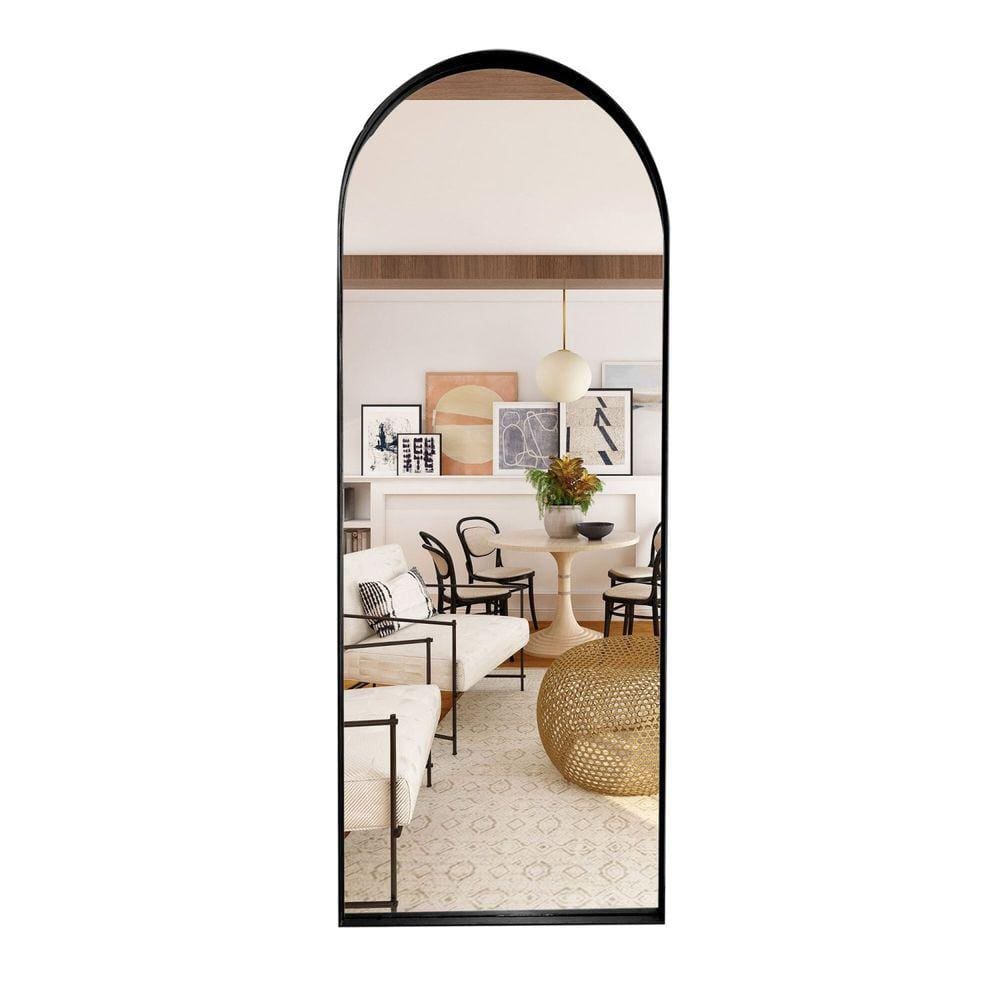 Espelho Corpo Inteiro Retrô 150x60cm Vitral Rei dos Vidros Preto