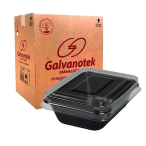 Bandeja Forneável Tampa 500Ml Lasanha Galvanotek G-206 C/100