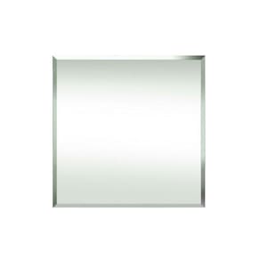 Espelho Decorativo Multiuso Bisotê Quadrado 50cm x 50cm E2G Design Incolor