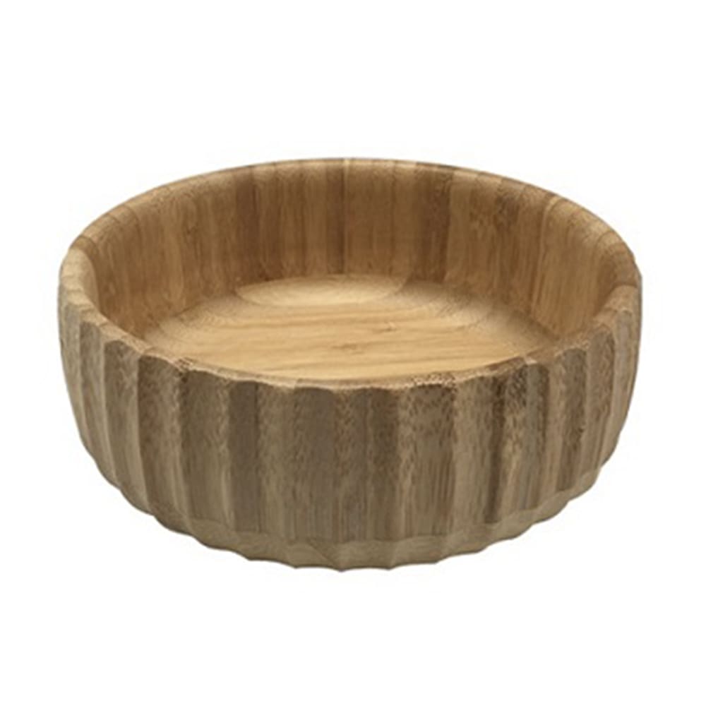 Bowl Canelado de Bambu Oikos 19cm Redondo