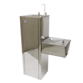 Bebedouro Conjugado Purificador Tipo Pressão Linha BRX 40 Inox Begel