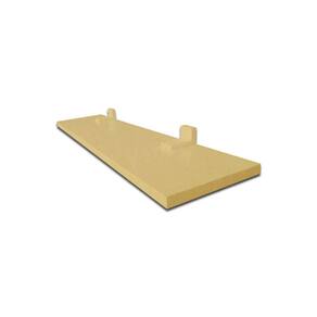 Prateleira Simples Natural 50X20 cm Com Suporte Em Mdf