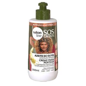 Creme Para Pentear Salon Line Sos Azeite De Oliva 300ml