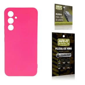 Capinha Silicone + Película Câmera 3D - Qualidade Alta