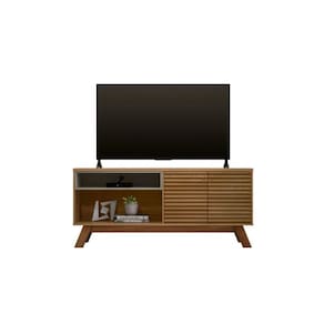 Rack Bancada Comboriú 160 cm Amendoa/Titanio