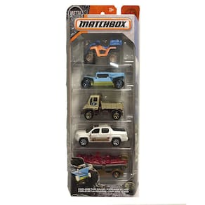 Pack 5 Miniaturas 1/64 Matchbox Explore The River C1817