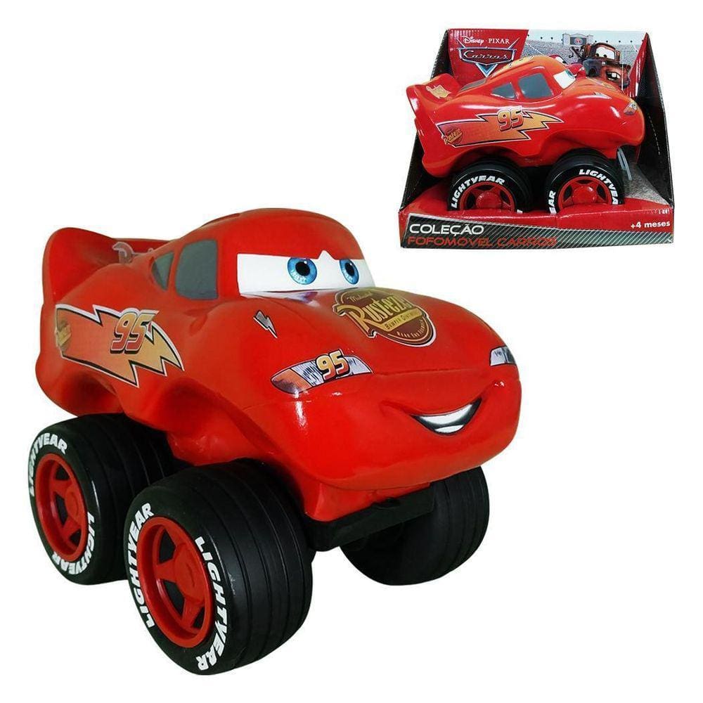 Carro Fricção Relâmpago Mcqueen - Toyng - nivalmix