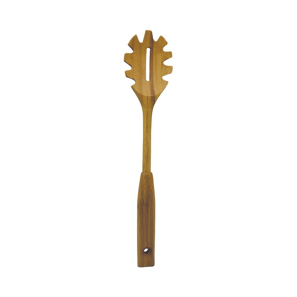 Colher para Espaguete Vazada de Bambu Oikos 35cm Orgânica