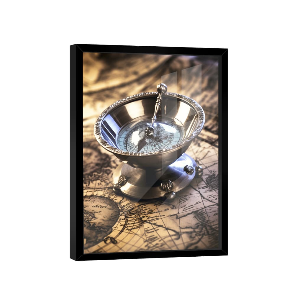 Quadro Bússola Decorativa -- BR ARTES