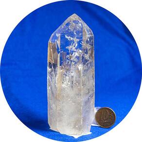Ponta Cristal Natural Base Serrada 10 a 12 cm 300 g Tipo B