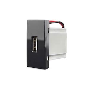 Tomada USB 2A Preto Black Piano Inova Pro Class - Alumbra