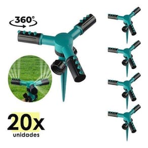 Irrigador de Gramado 360° com Economia de Água