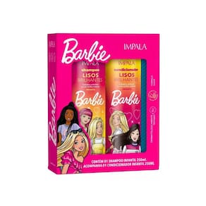 Kit Barbie Shampoo + Condicionador 250ml Lisos Impala